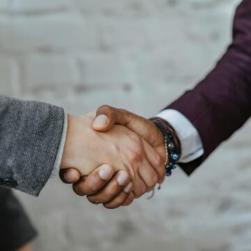 Close Up Shot of a Handshake