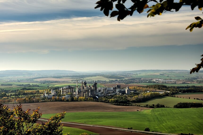 industrial plant, cement plant, germany