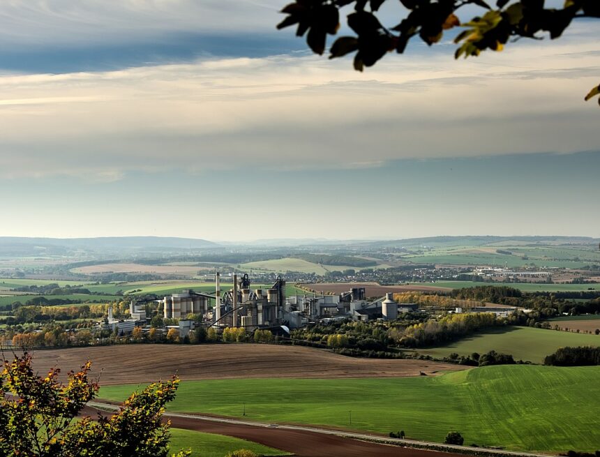 industrial plant, cement plant, germany