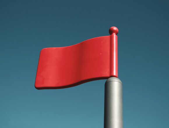 Photo by Compagnons red and gray metal stand